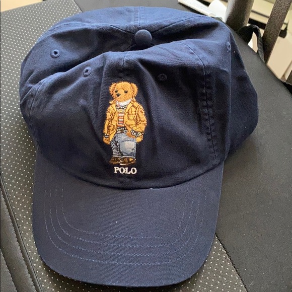 Mens Polo Bear Cap - Picture 2 of 5